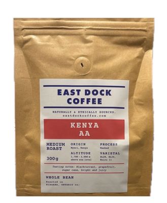 Kenya - Medium Roast - Whole Bean Coffee