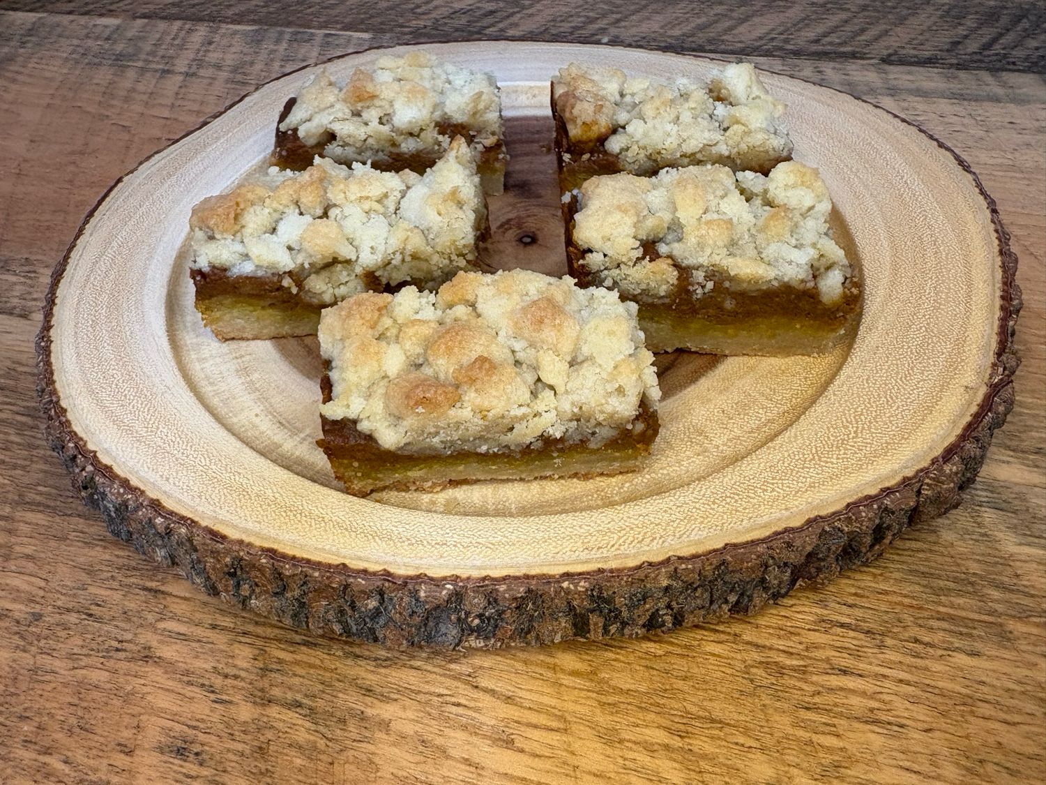 Pumpkin pie bars (12 Pieces)