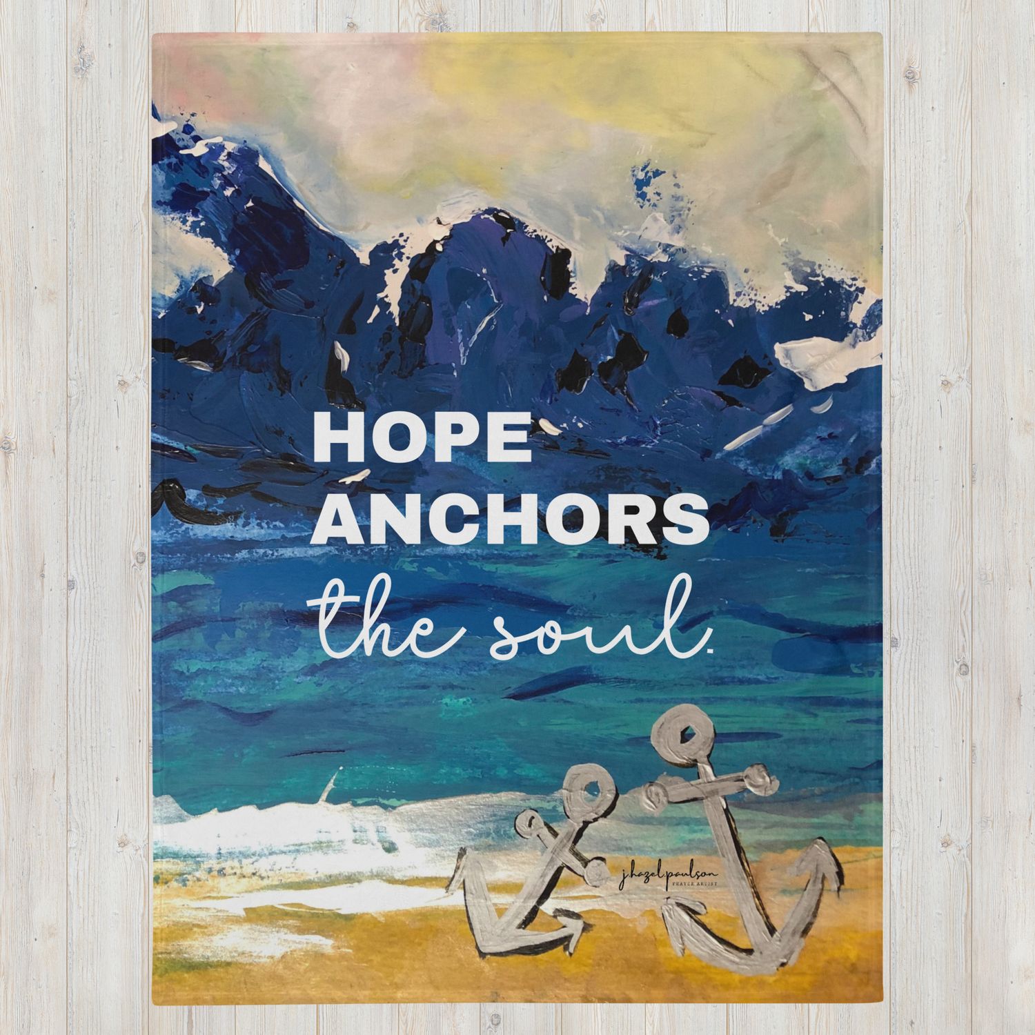 Hope Anchors the Soul Blanket