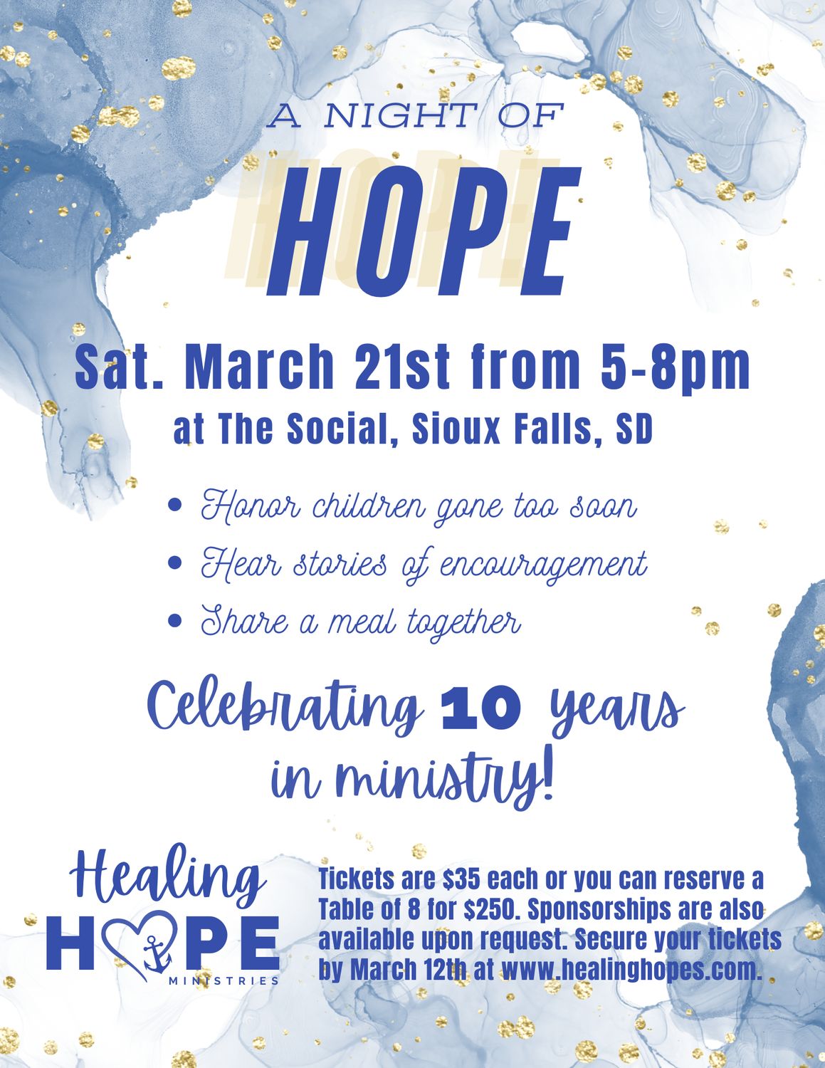 A Night of Hope Tickets A Night of Hope Tickets
