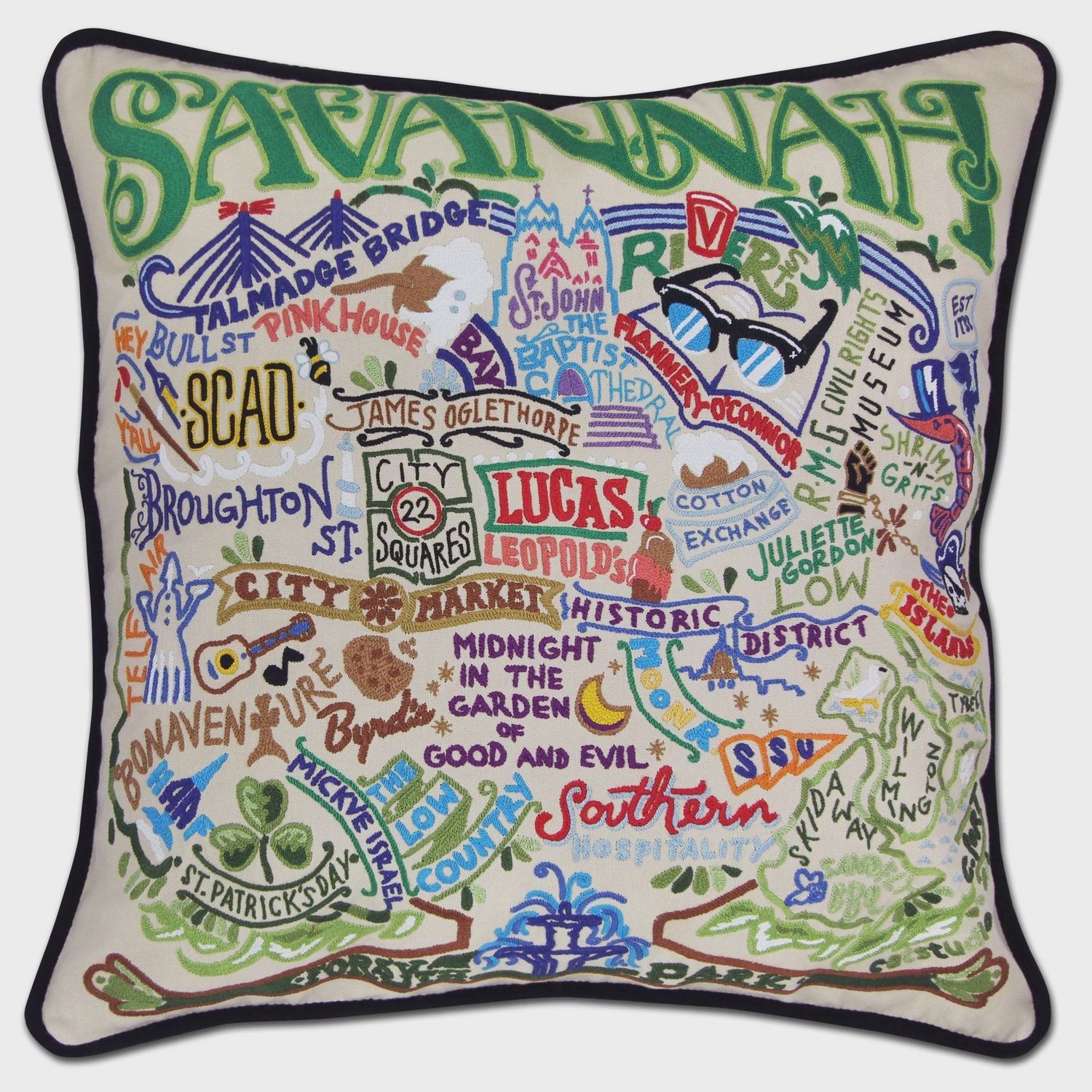 Catstudio Pillow - Cities, City: Savannah