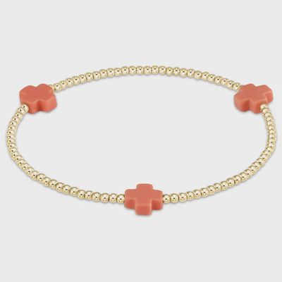 Enewton - 2mm Gold Signature Cross Bracelet