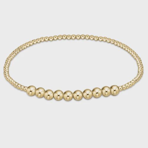 Enewton - Beaded Bliss Gold Bracelets, Style: 4mm