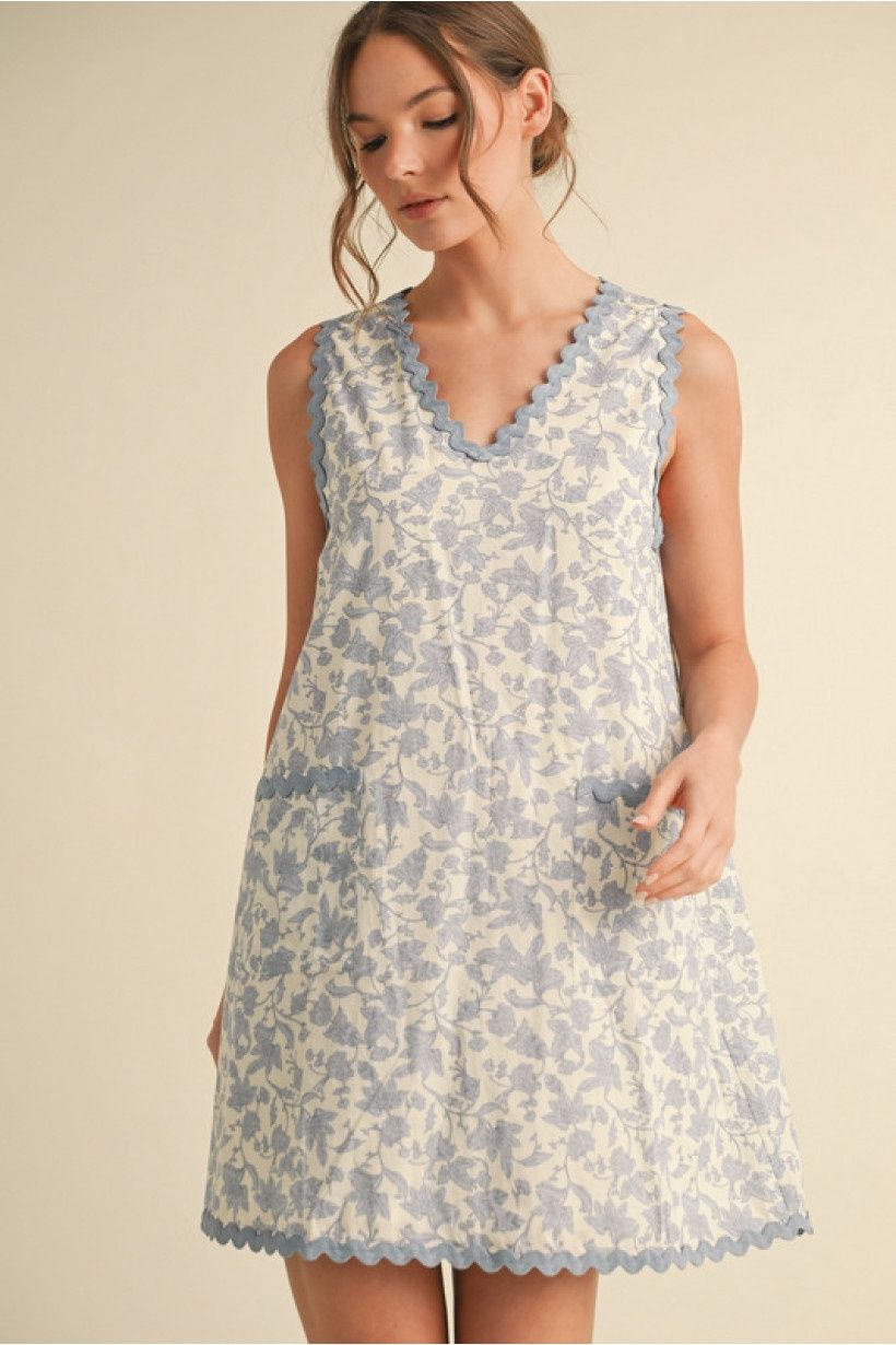 Jodifl A Line Floral Dress