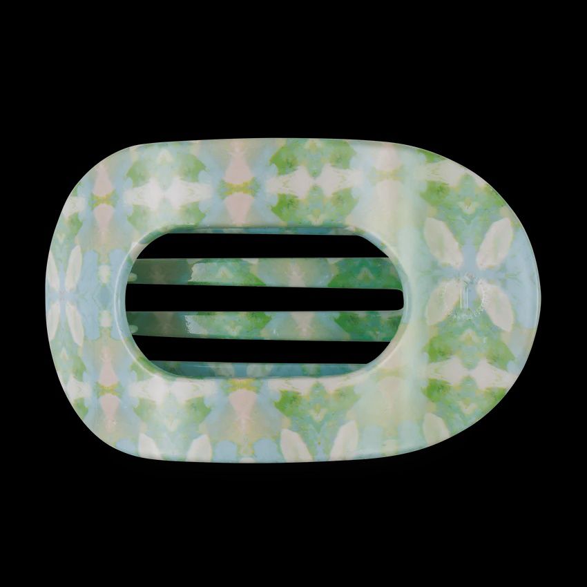 Teleties x Laura Park Large Flat Round Clip, Color: Elephant Falls
