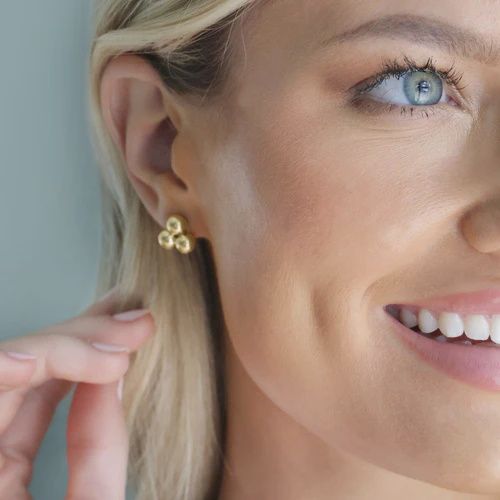 Enewton - Classic Cluster Gold Stud Earrings