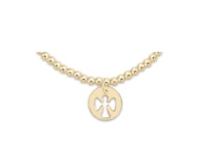 Enewton - Classic Gold 3mm Guardian Angel Disc Bracelet
