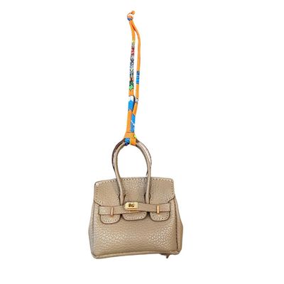 Leather Tote Bag Charm