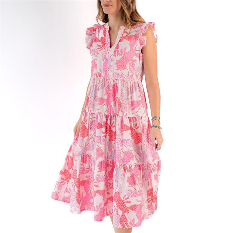 Mary Square Dress Kari Perfect Mate Pink