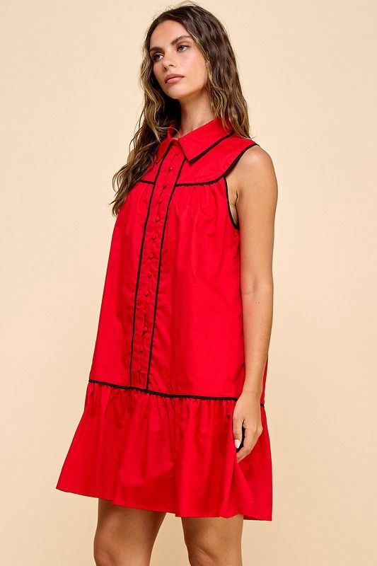 TCEC Collared Shirt Dress