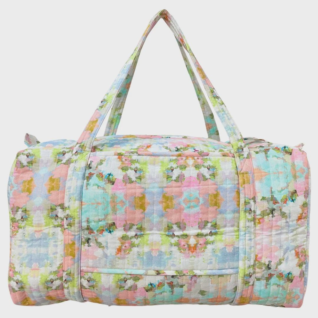 Laura Park Weekender Duffle Bag, Pattern: Brooks Avenue