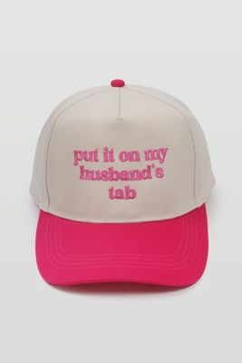 Embroidered Husband&#39;s Tab Hat