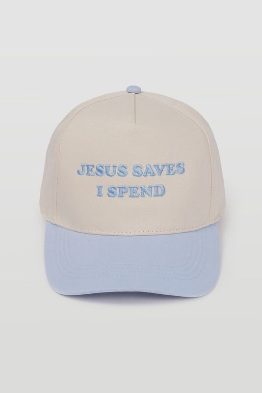 Embroidered Jesus Saves Hat