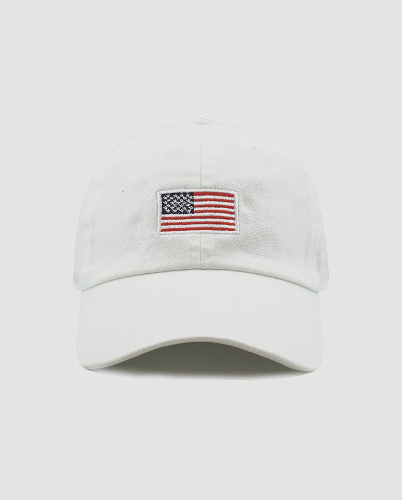 Embroidered USA Flag Hat