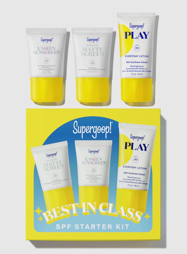 Supergoop! Best In Class Starter Kit