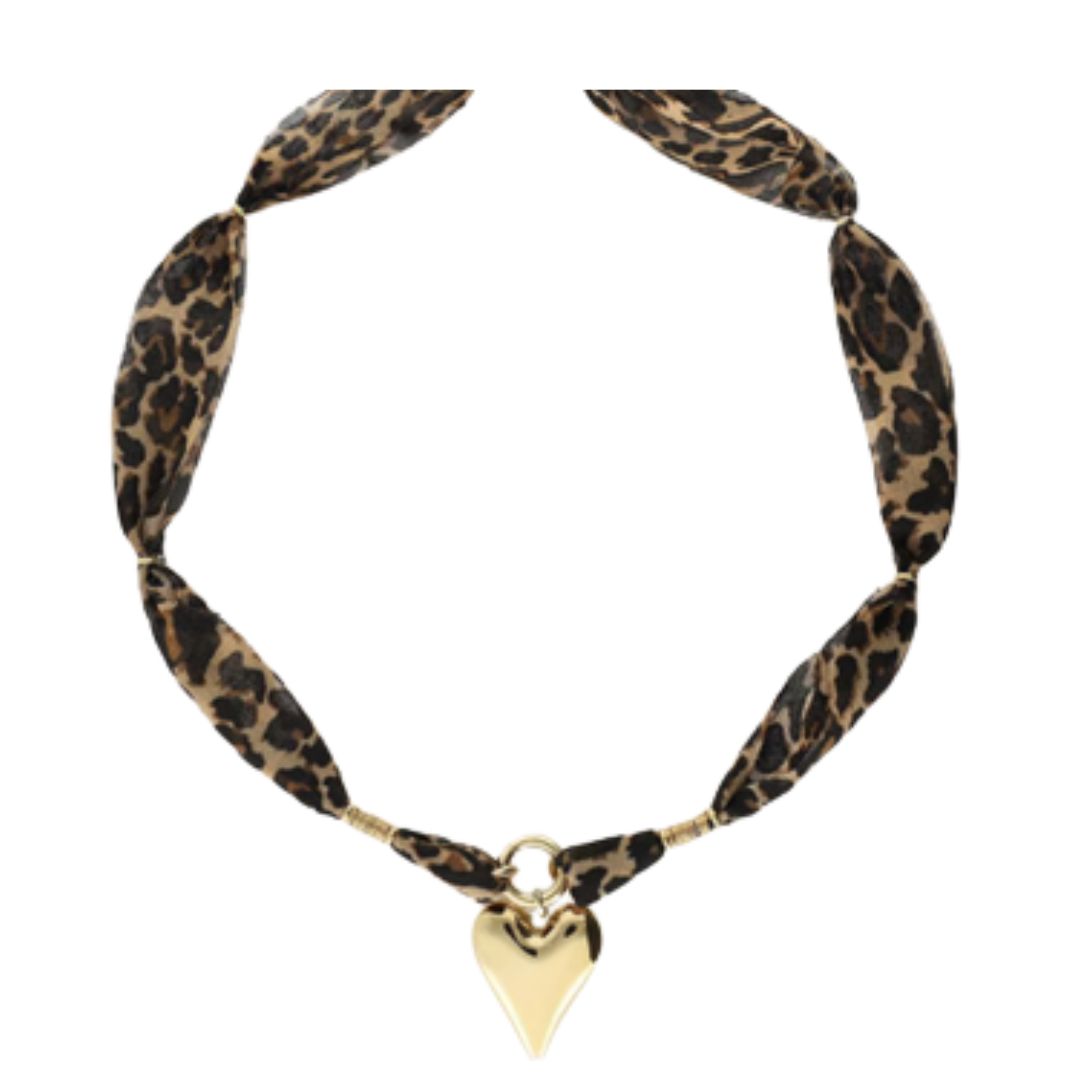 Scarf Necklace, Color: Wild Heart