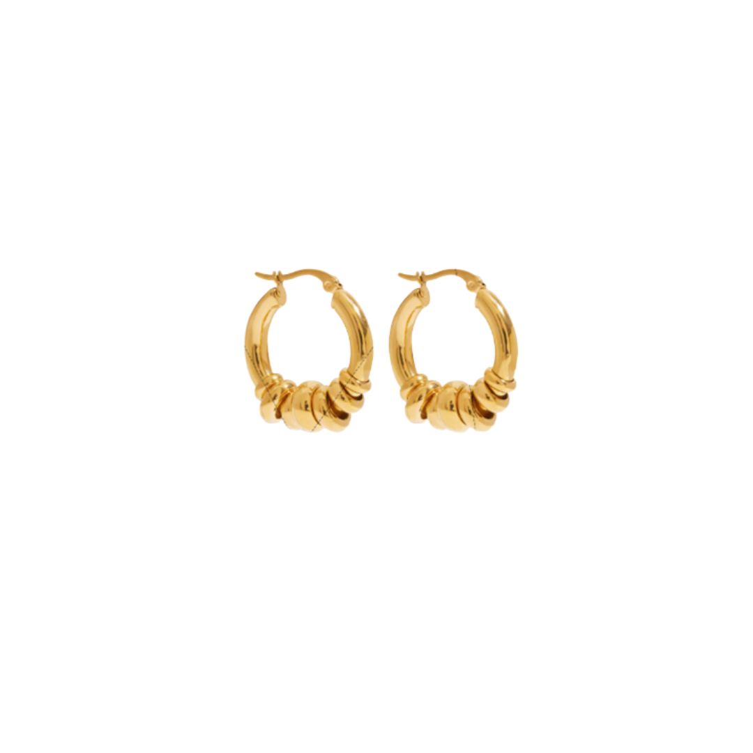 Habersham Hoop, Color: Gold