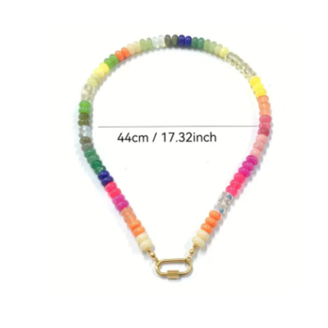 Palmetto Beaded Necklace