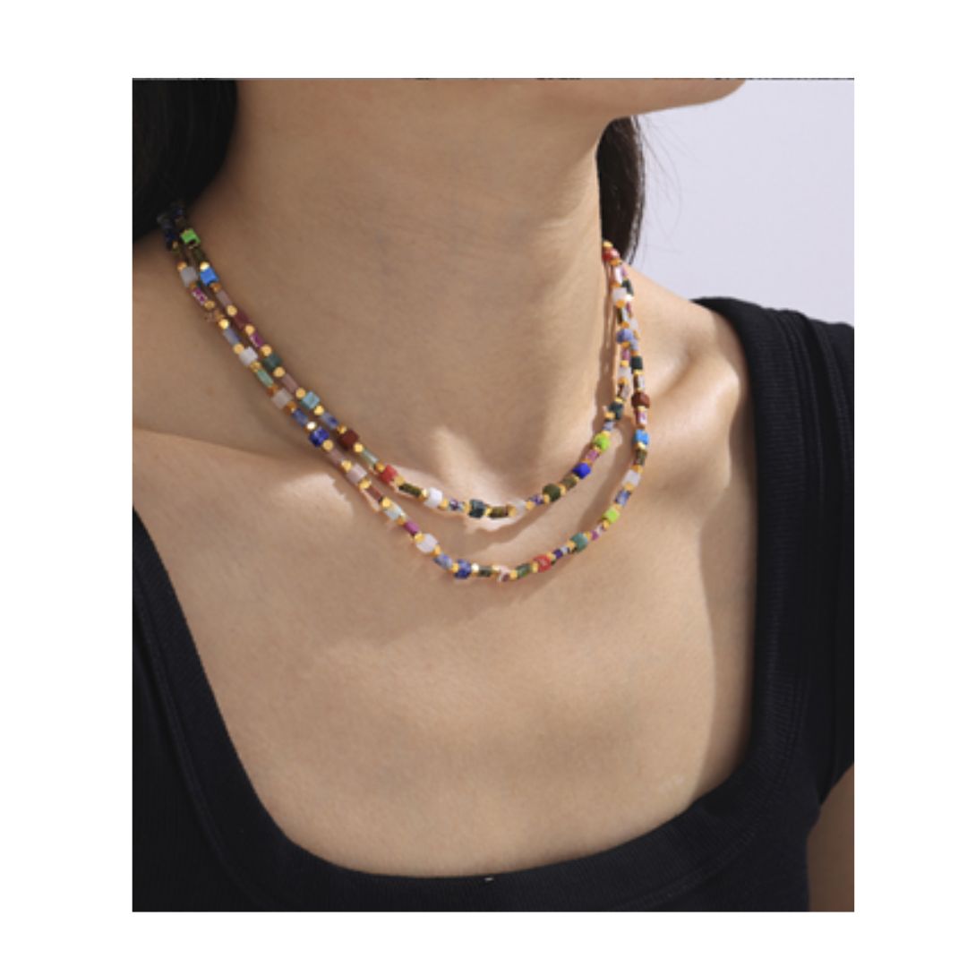 Oglethorpe Beaded Necklace