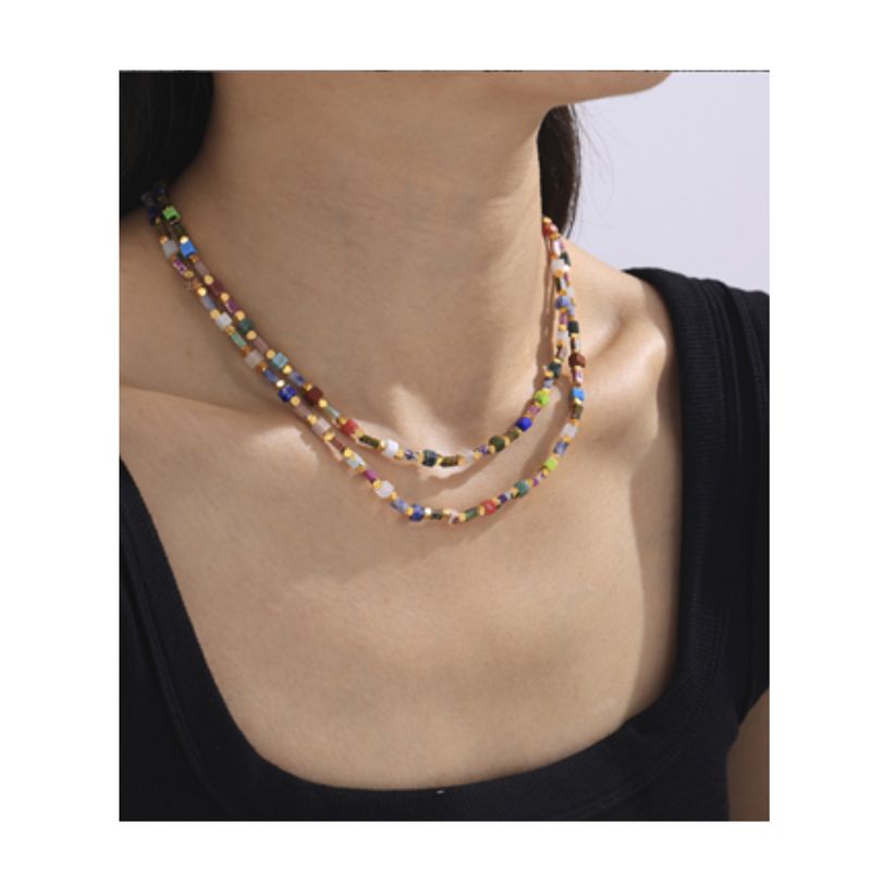 Oglethorpe Beaded Necklace