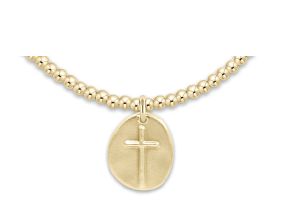 Classic Gold 2mm Bead Bracelet - Inspire Small Gold Charm