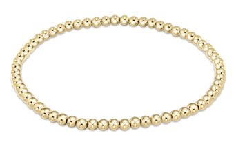 Classic Gold 3mm Bead Bracelet