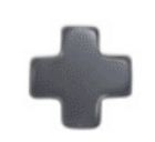 Signature Cross Gold Pattern 3mm Bead Bracelet - Charcoal