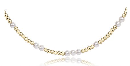 15&quot; Choker Hope Unwritten - 3mm Pearl