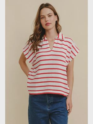 Red Stripe Sweater