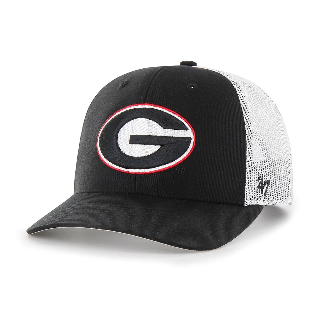 GEORGIA BULLDOGS BLACK 47 TRUCKER