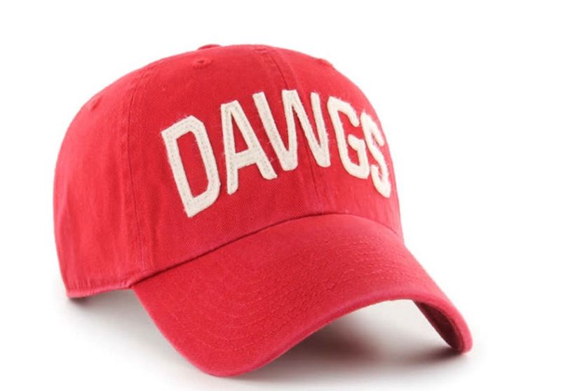 GEORGIA BULLDOGS RED FINLEY 47 CLEAN UP