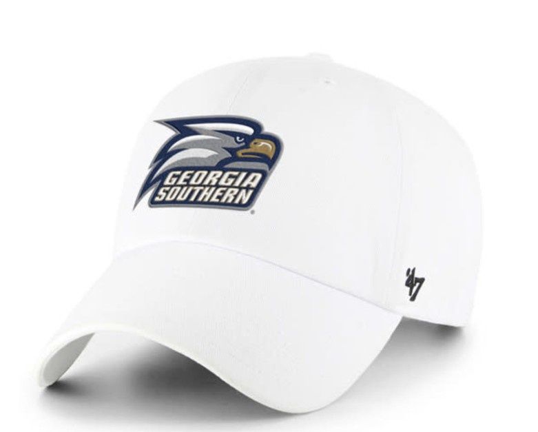 GEORGIA SOUTHERN EAGLES WHITE 47 CLEAN UP