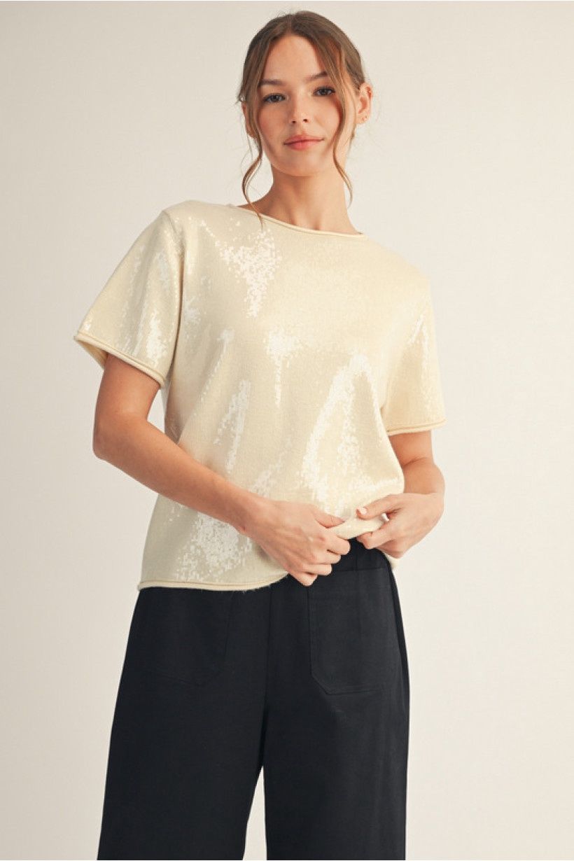Jodifl Sequin Top