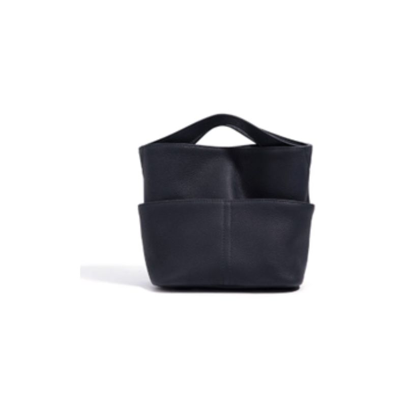 Genuine Leather Bucket Bag
