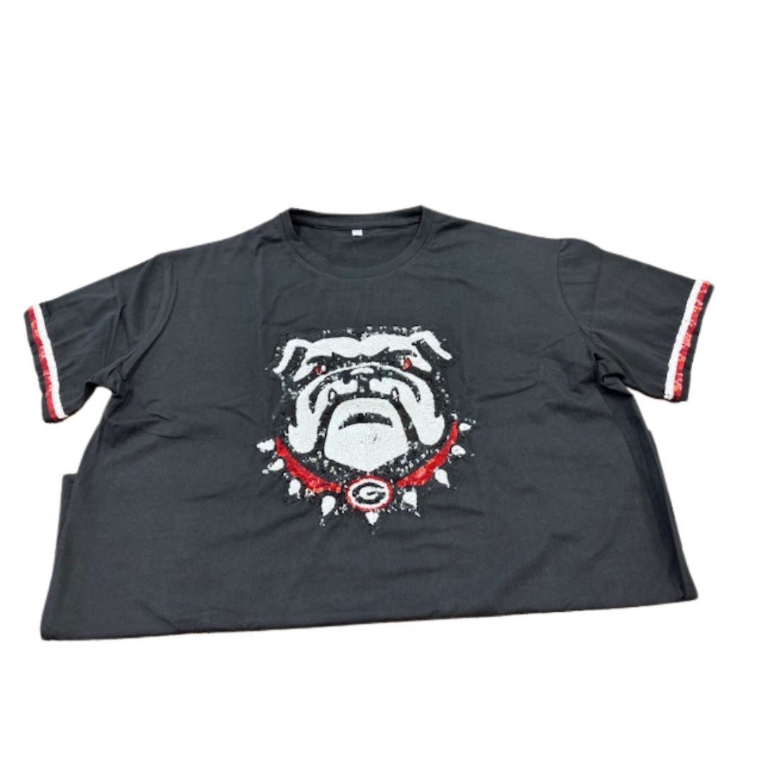 UGA Sequin T Shirt