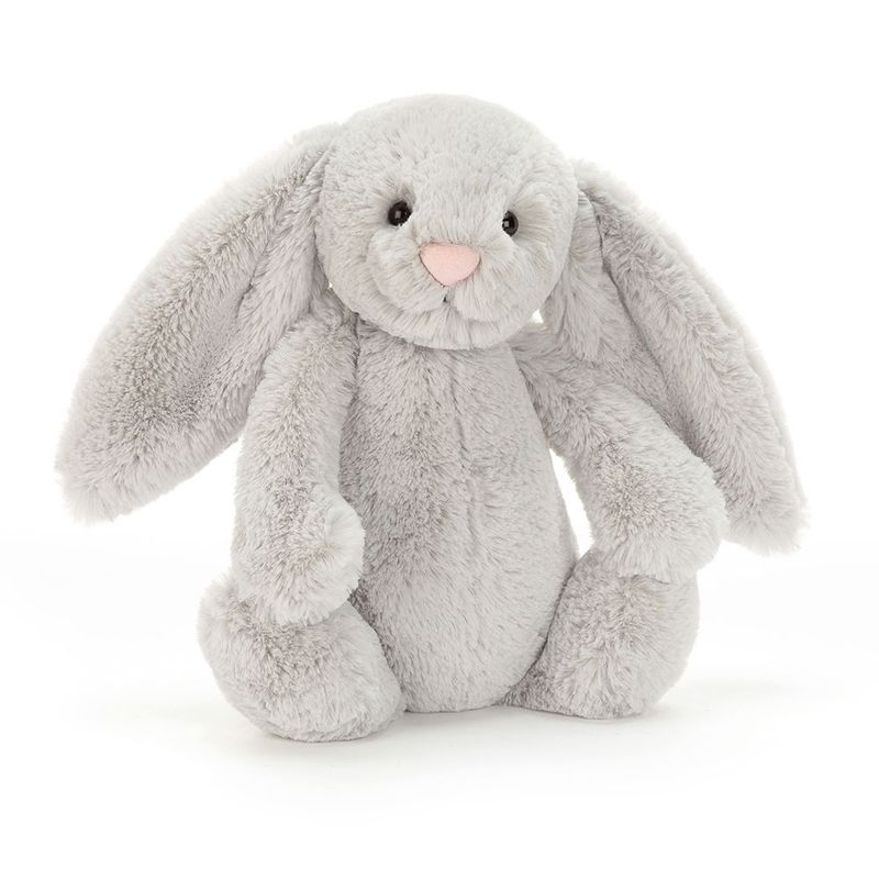Jellycat Medium Bashful Silver (Grey) Bunny
