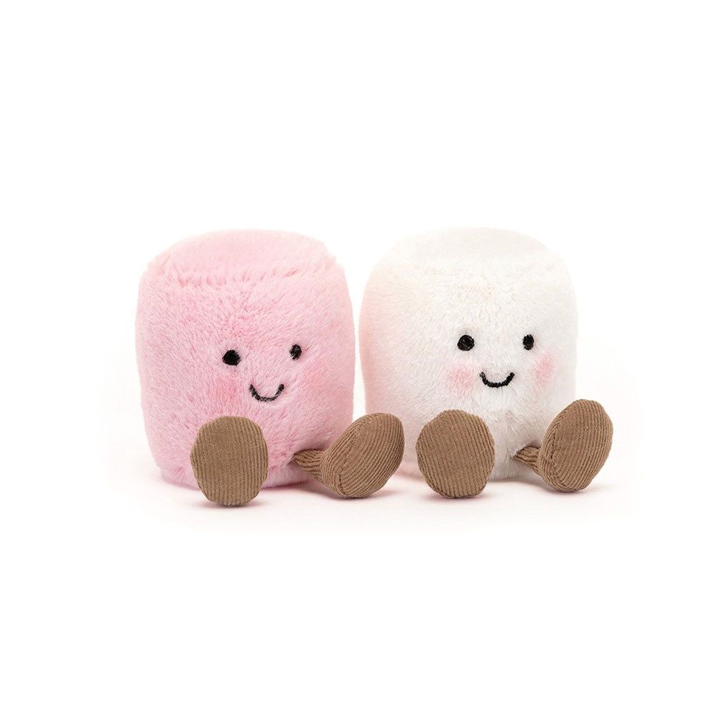 Jellycat Amuseables Pink White Marshmallows