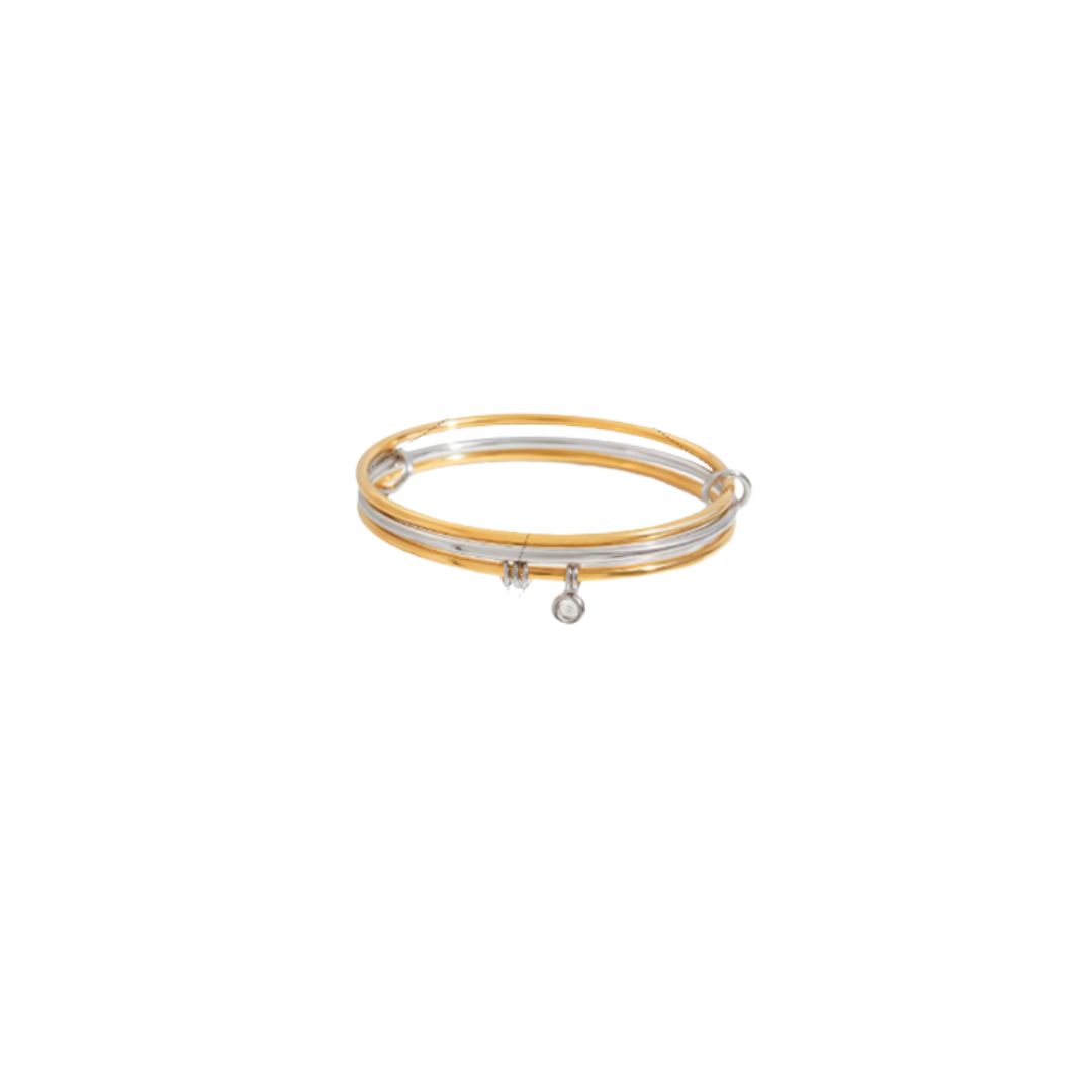 Chippewa Circle Bracelets, Color: Gold