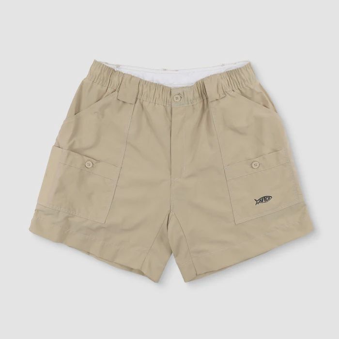 Aftco Fishing Shorts - Khaki