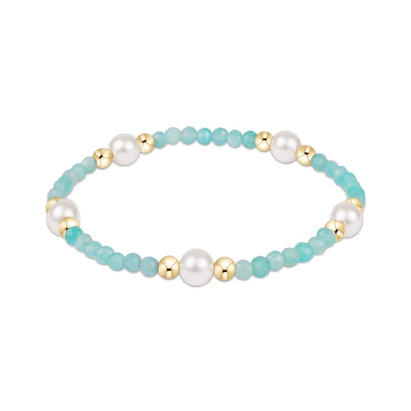 Purpose Pearl 6mm Gem Bracelet - Amazonite