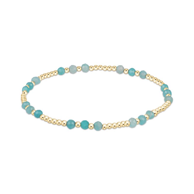 Joy Gem 3mm Bracelet - Amazonite