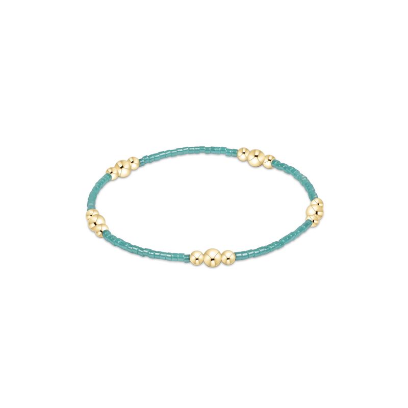 Hope Purpose Gold Bracelet - Sea Glass