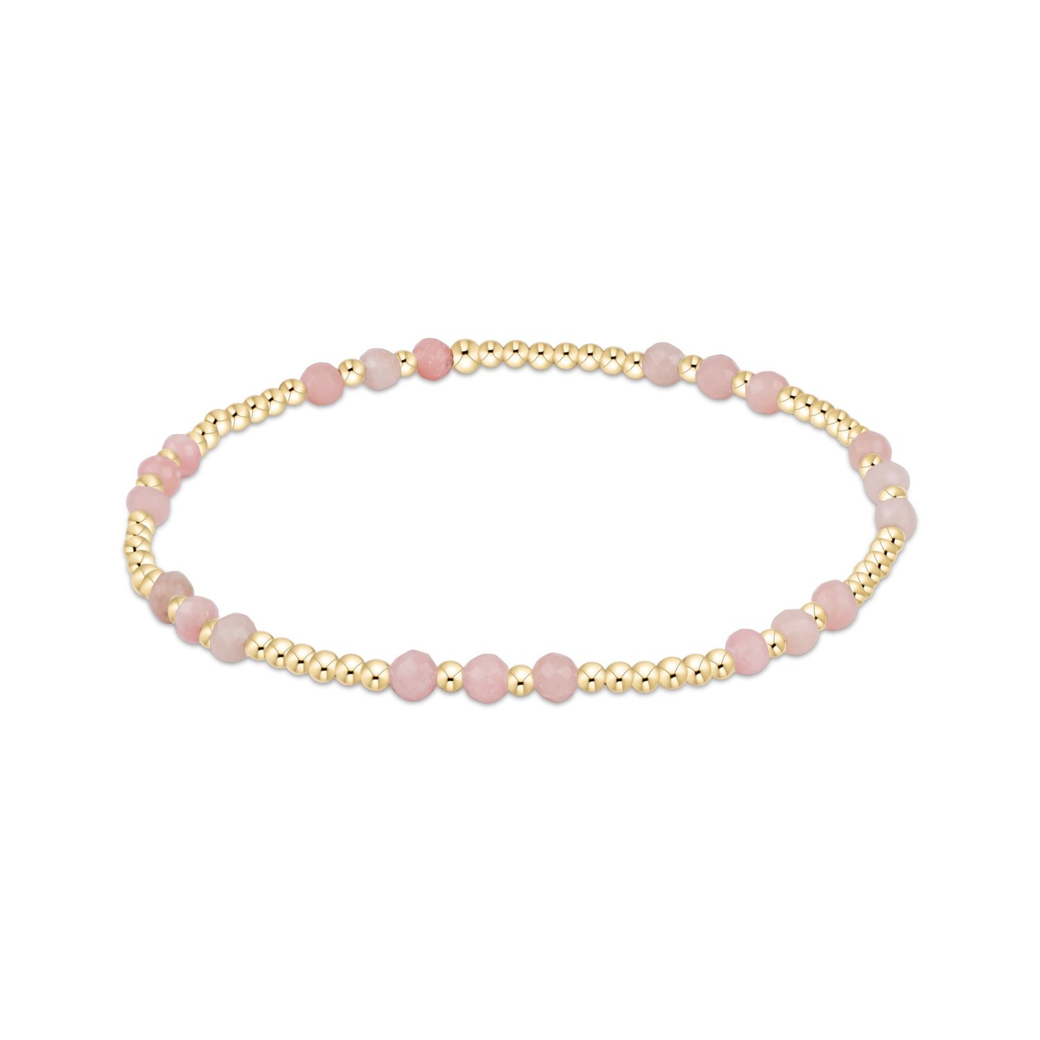 Joy Gem 3mm Bracelet - Pink Opal
