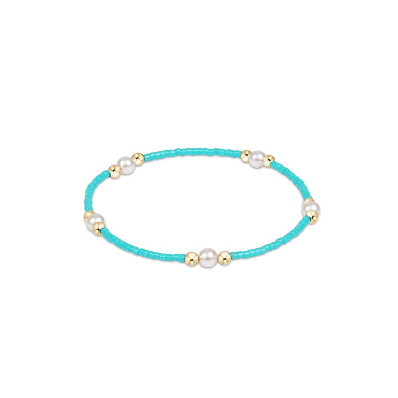 Hope Purpose Pearl Bracelet - Turquoise