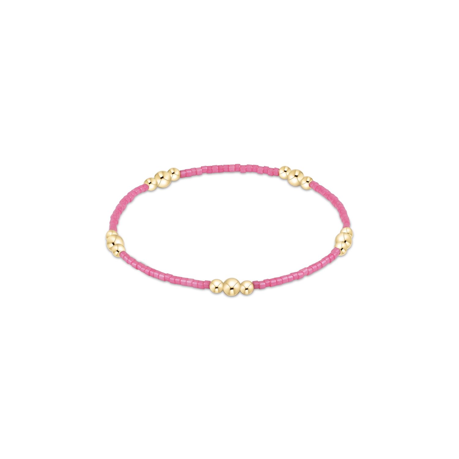 Hope Purpose Gold Bracelet - Bubblegum
