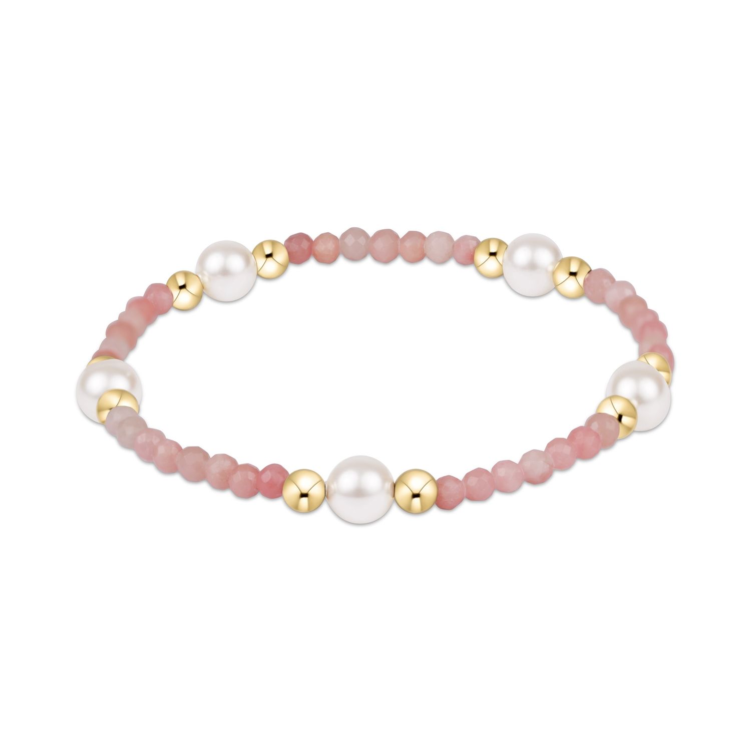 Purpose Pearl 6mm Gem Bracelet - Pink Opal