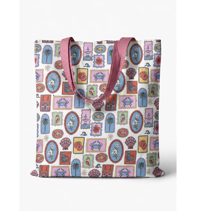 Coastologie Savannah Stamp canvas Tote