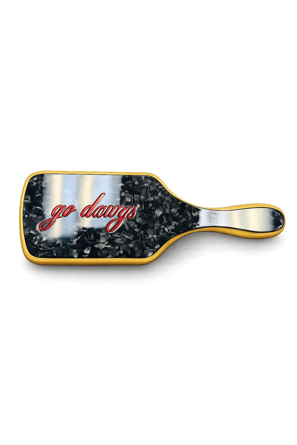 Collegiate Hair Brush - Go Dawgs