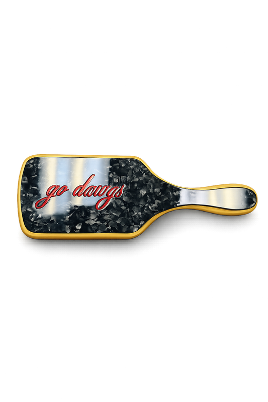 Collegiate Hair Brush - Go Dawgs
