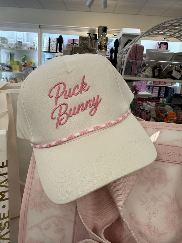 Embroidered Puck Bunny Hat